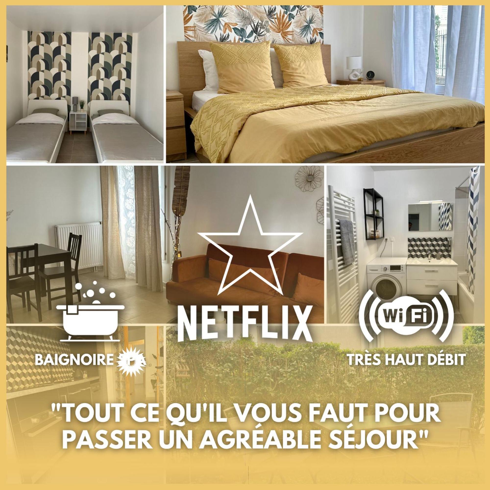 6Personne,10Mn De Disney,30Mn De Paris,Parking Bussy-Saint-Georges Exterior foto